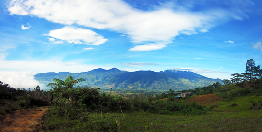View of an adjacent mountain on my way to climbing Mt. Dulang-Dulang in Mindanao.