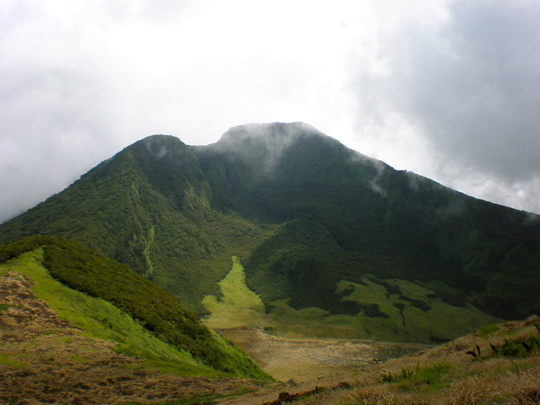 Another view of Mt. Kanlaon's old crater taken from the eastern saddle.
